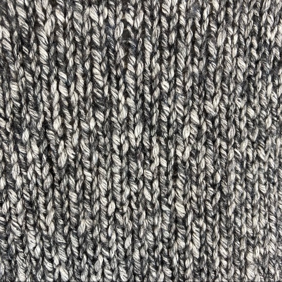 THEORY Parkland Slouchy Cotton & Wool Sweater In Lead Melange Size S - Picture 8 of 10